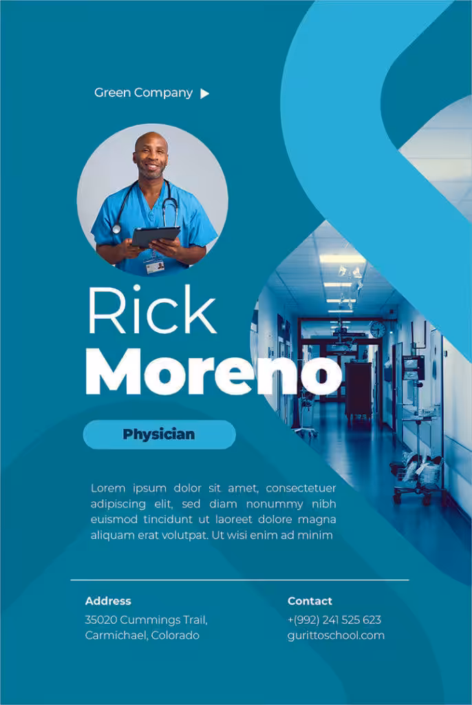 medical ID badge front